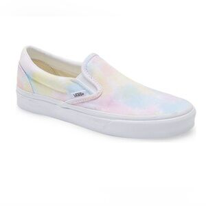 VGUC- Vans ‘Light Aura Shift’ Classic Tie Dye Slip-On